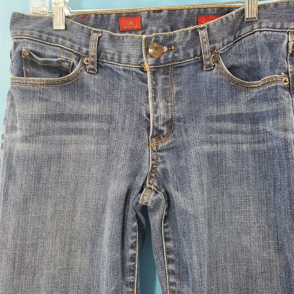 Express X2 Low Rise Eva Wide Leg Jeans 31 - Picture 9 of 16